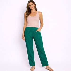 Women's Green Scrub Pants Small